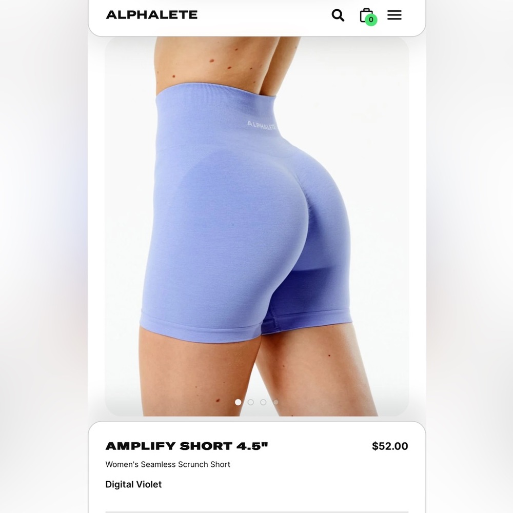 Alphalete Amplify Shorts 4.5